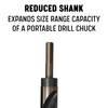 Drill America 1-7/64" Reduced Shank HSS Contractor Drill Bit, 1/2" Shank KFD3F1-7/64